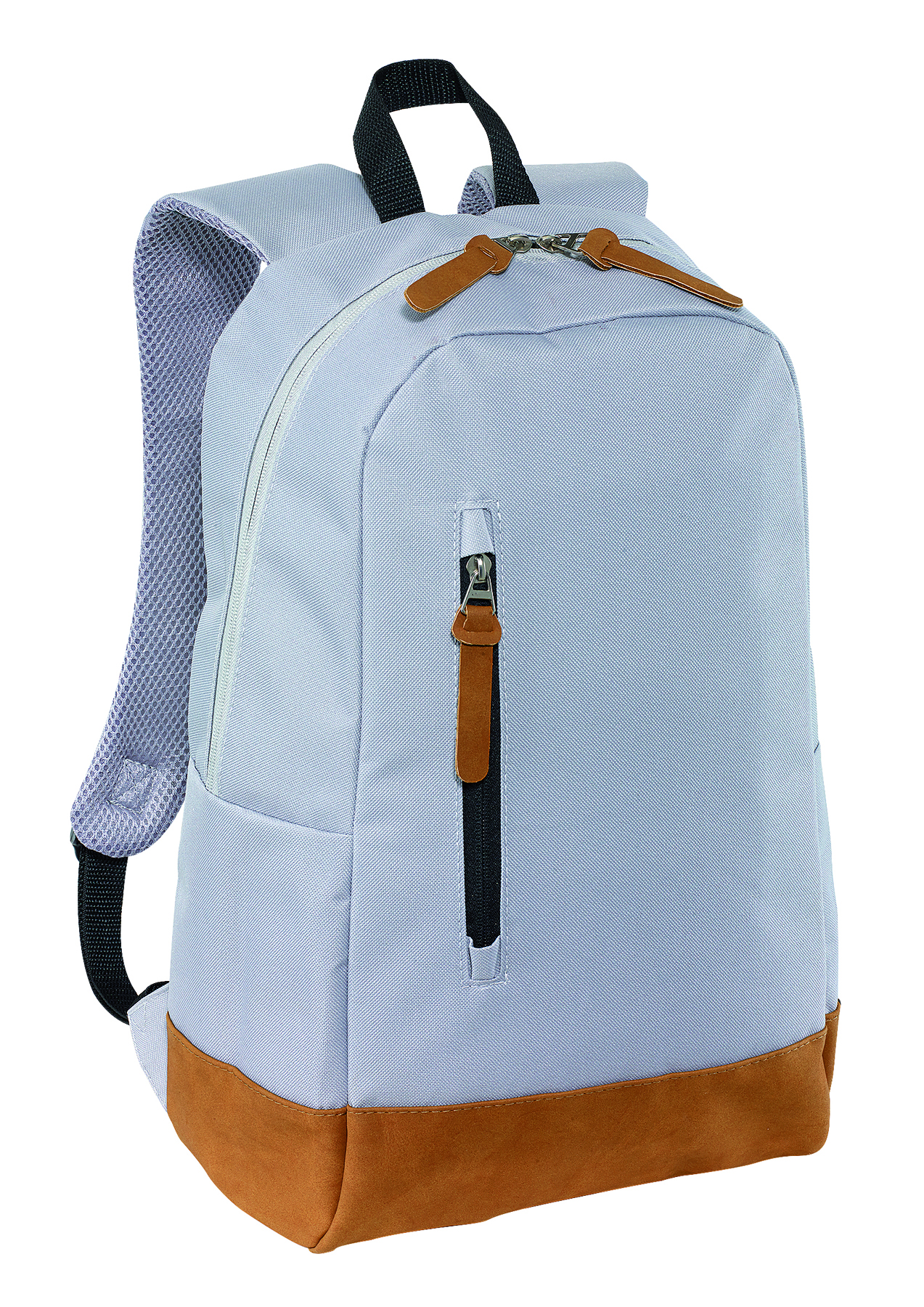 Rucksack "Fun", 600D, hellblau/d.blau