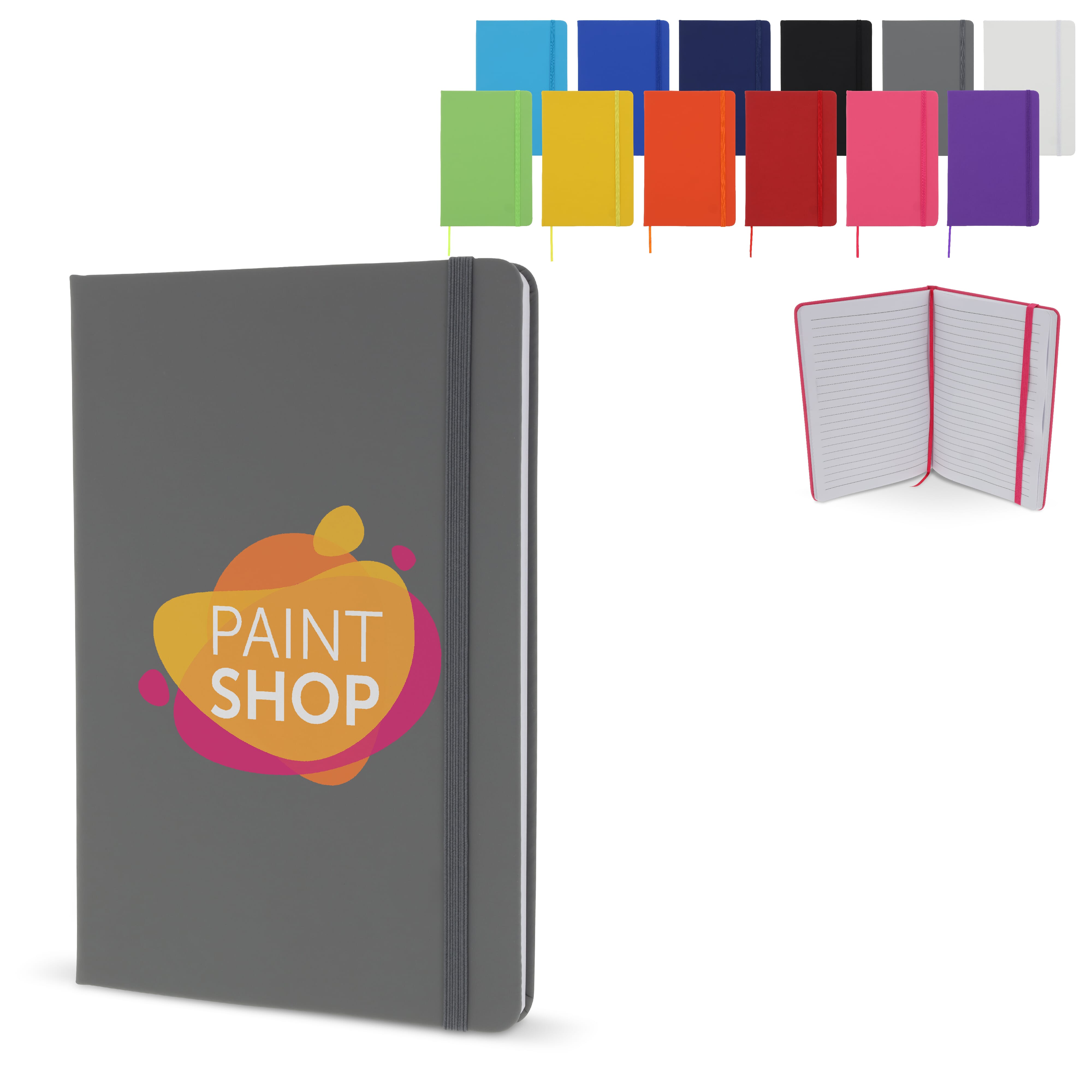 Notizbuch A5 aus PU mit FSC-Seiten