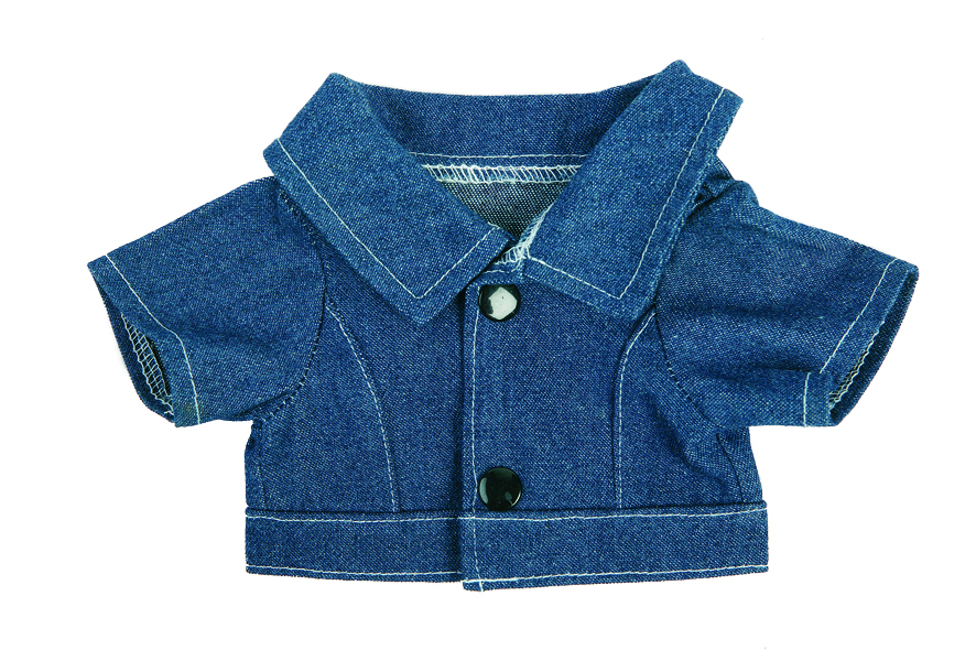 Jeans-Jacke für Plüschtiere Gr. M