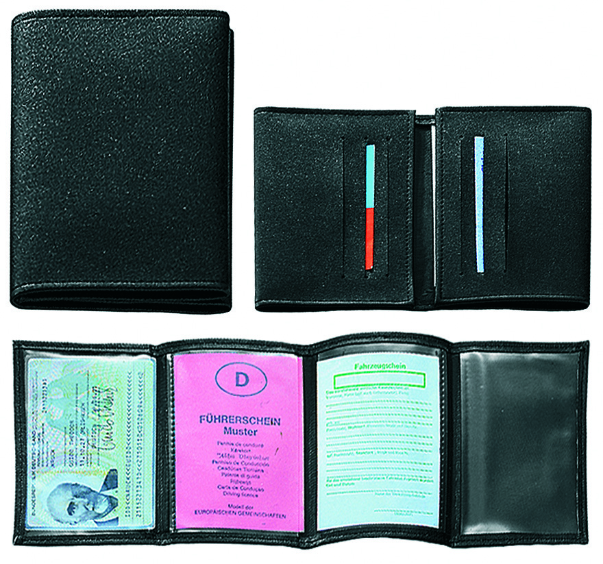 CreativDesign Ausweistasche "Paper4" schwarz