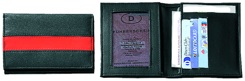 CreativDesign Ausweistasche "ColourLogo" schwarz/gelb