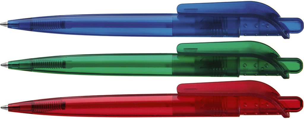 VIANI transparent Druckkugelschreiber