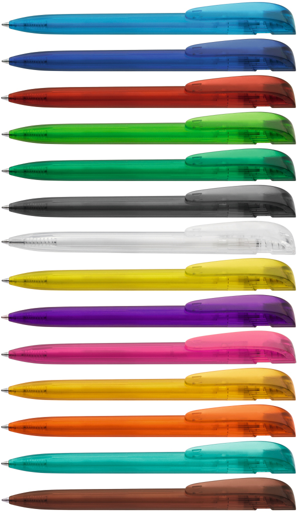 YES transparent Druckkugelschreiber