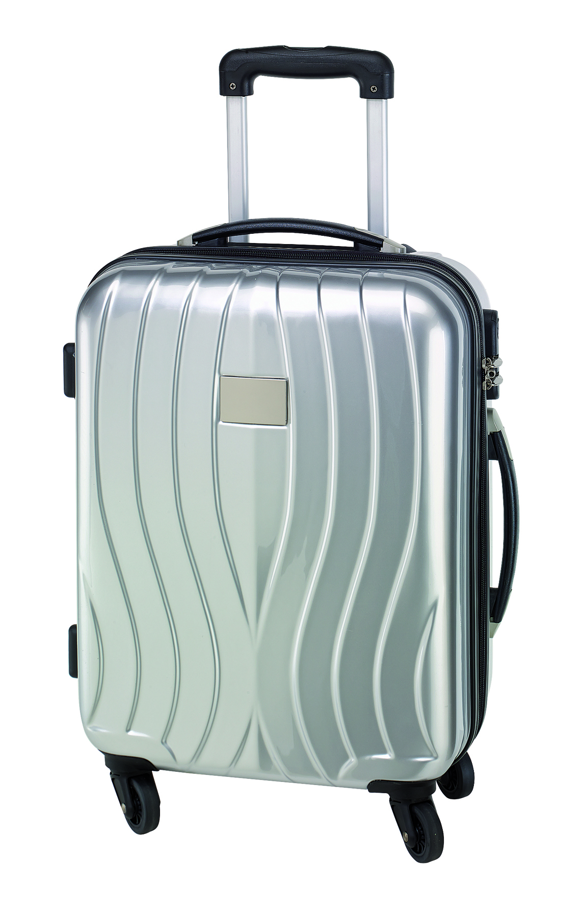 Trolley-Boardcase "St.Tropez" PC, silber