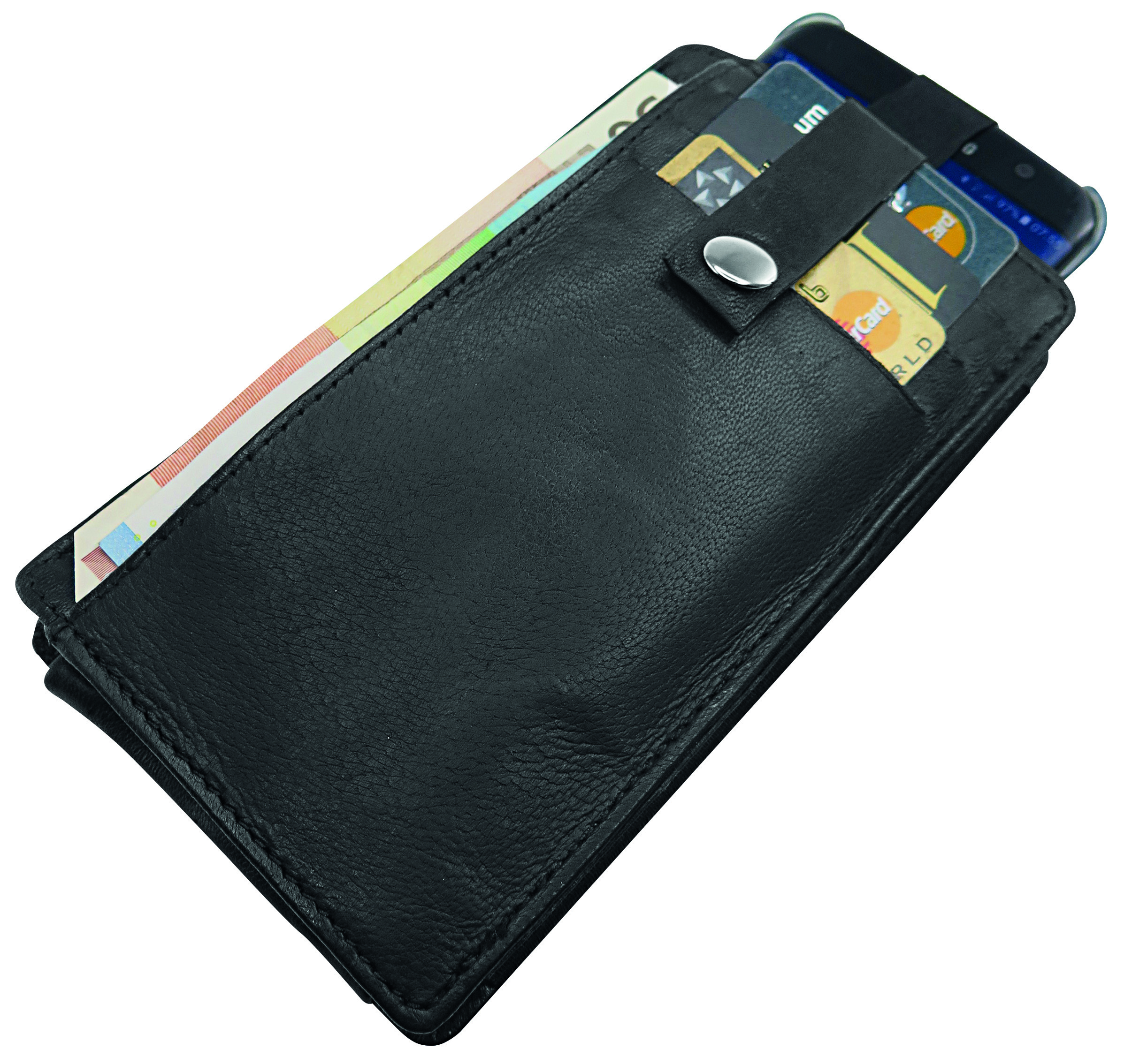 Blackmaxx® Handygeldbörse "Mobile&Money" schwarz