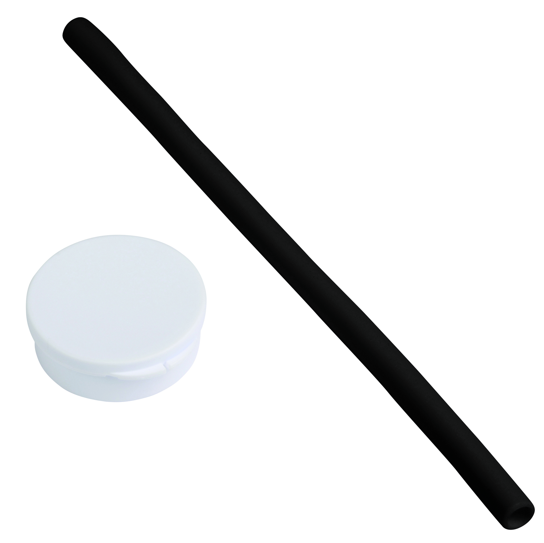 Silikon Strohhalm "Practically" pink