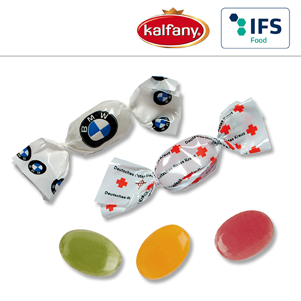 Bonbons im Werbewickel