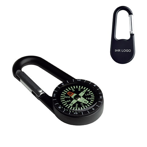 Kompass mit Karabiner REFLECTS-TRACTOR M