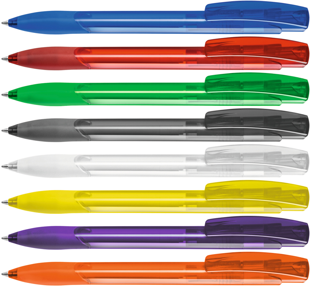 OMEGA grip transparent Druckkugelschreiber