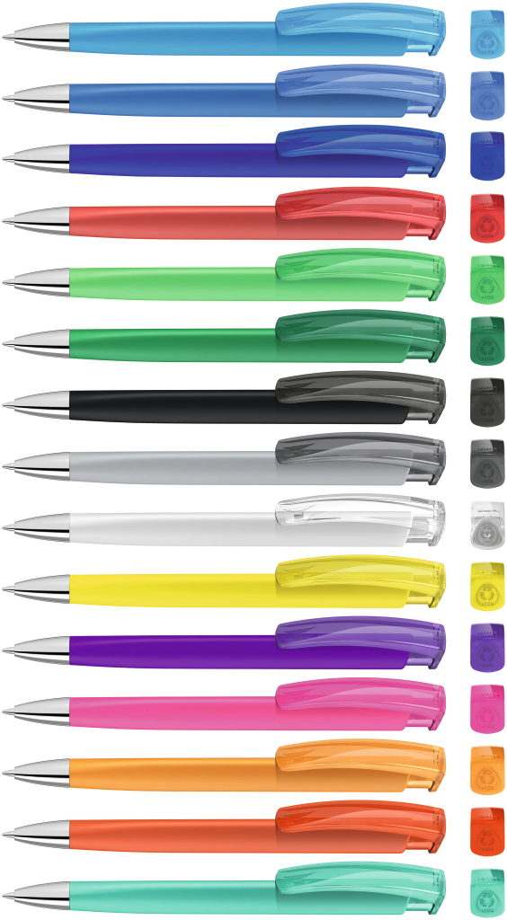 TRINITY K transparent SI RECY Druckkugelschreiber