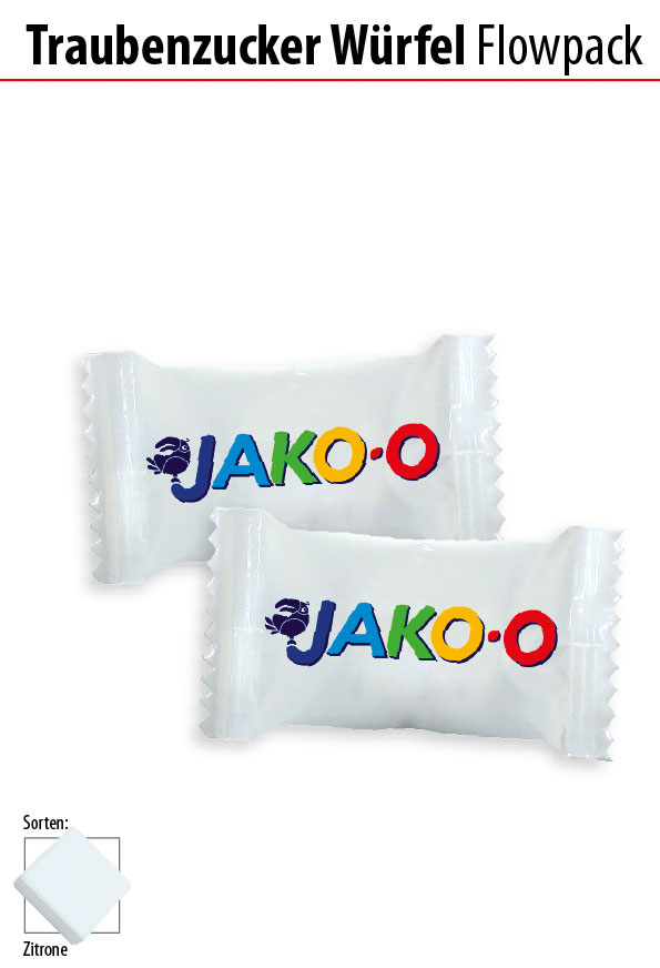 Traubenzucker Würfel Flowpack
