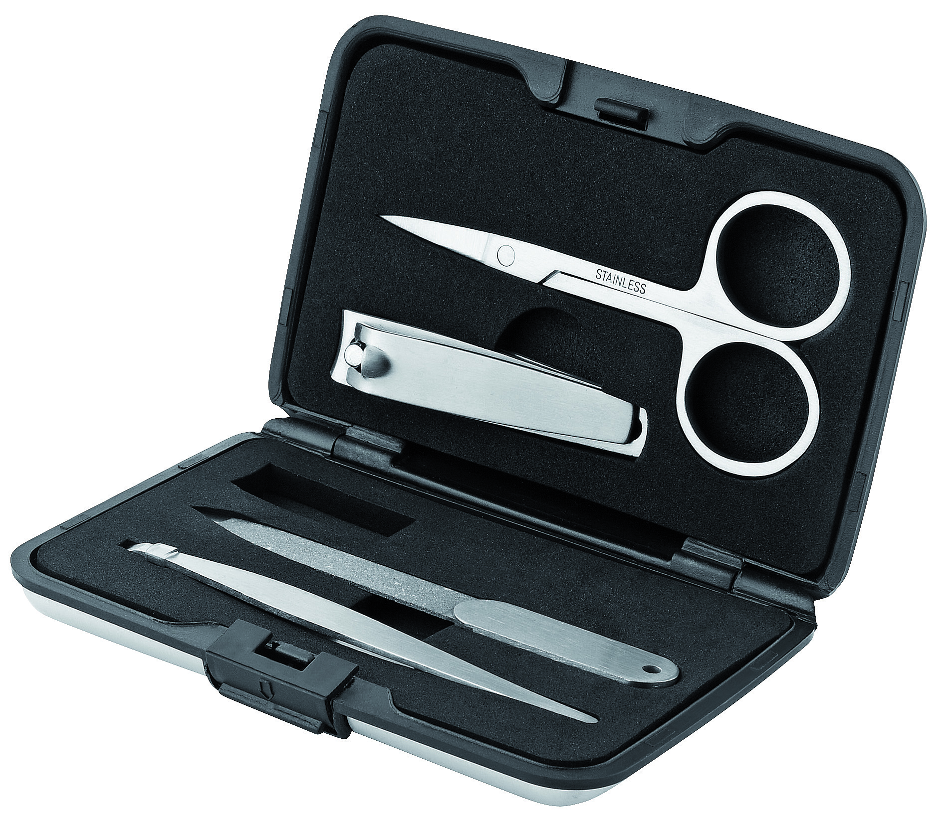 thanxx® Nageletui "Travel&Manicure" silber