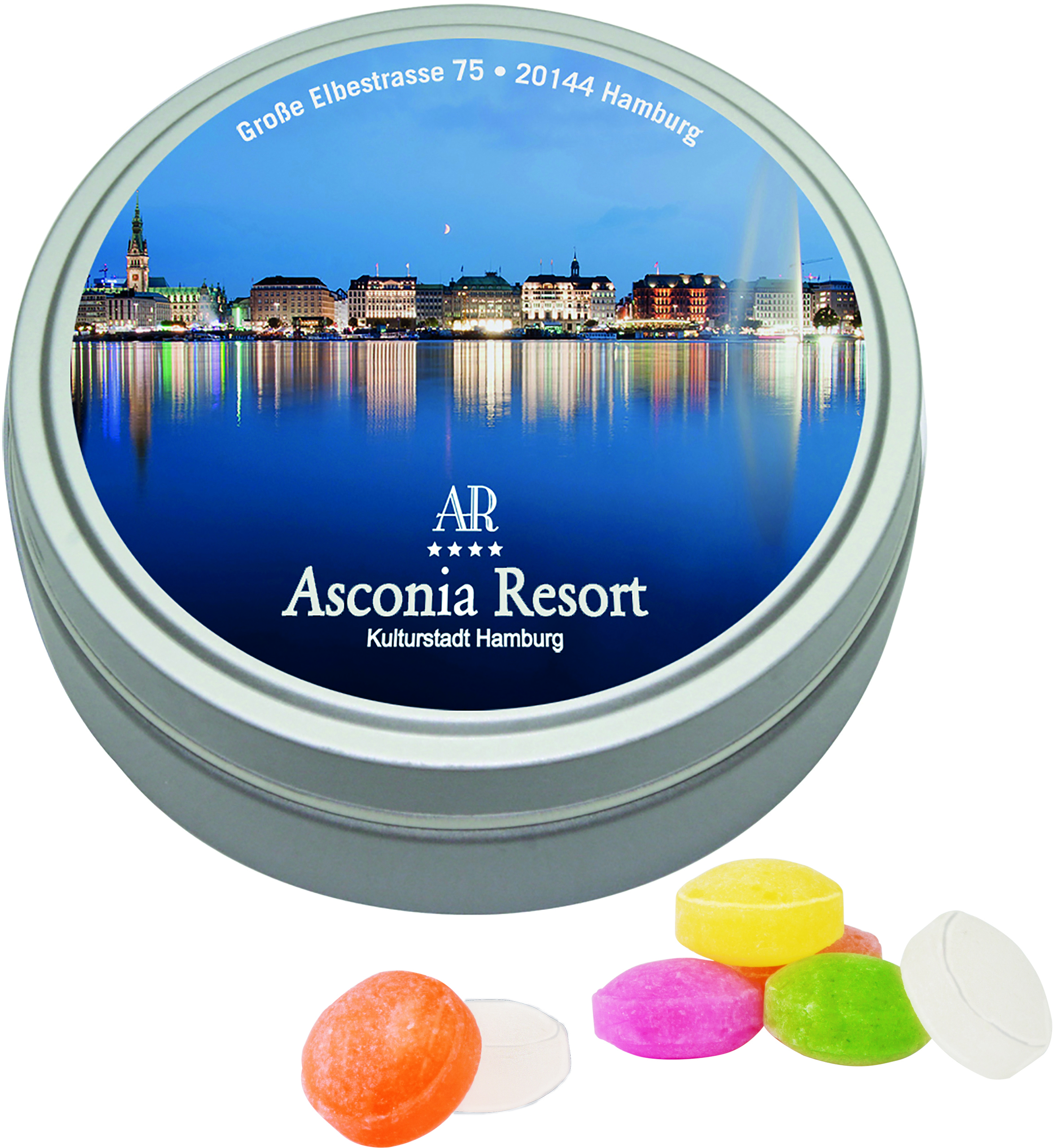 Midi Bonbondose, Pfefferminz-Bonbons