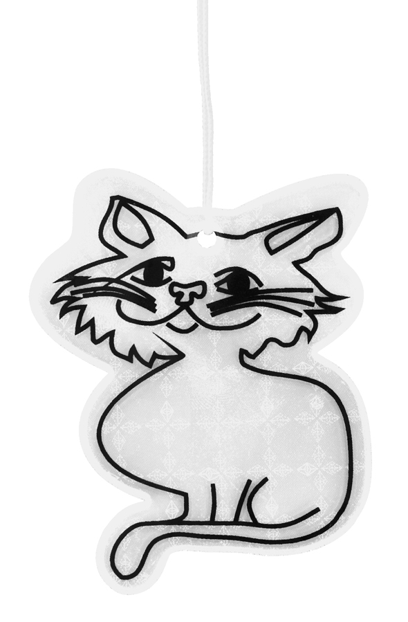 Weichplastikreflektor Katze