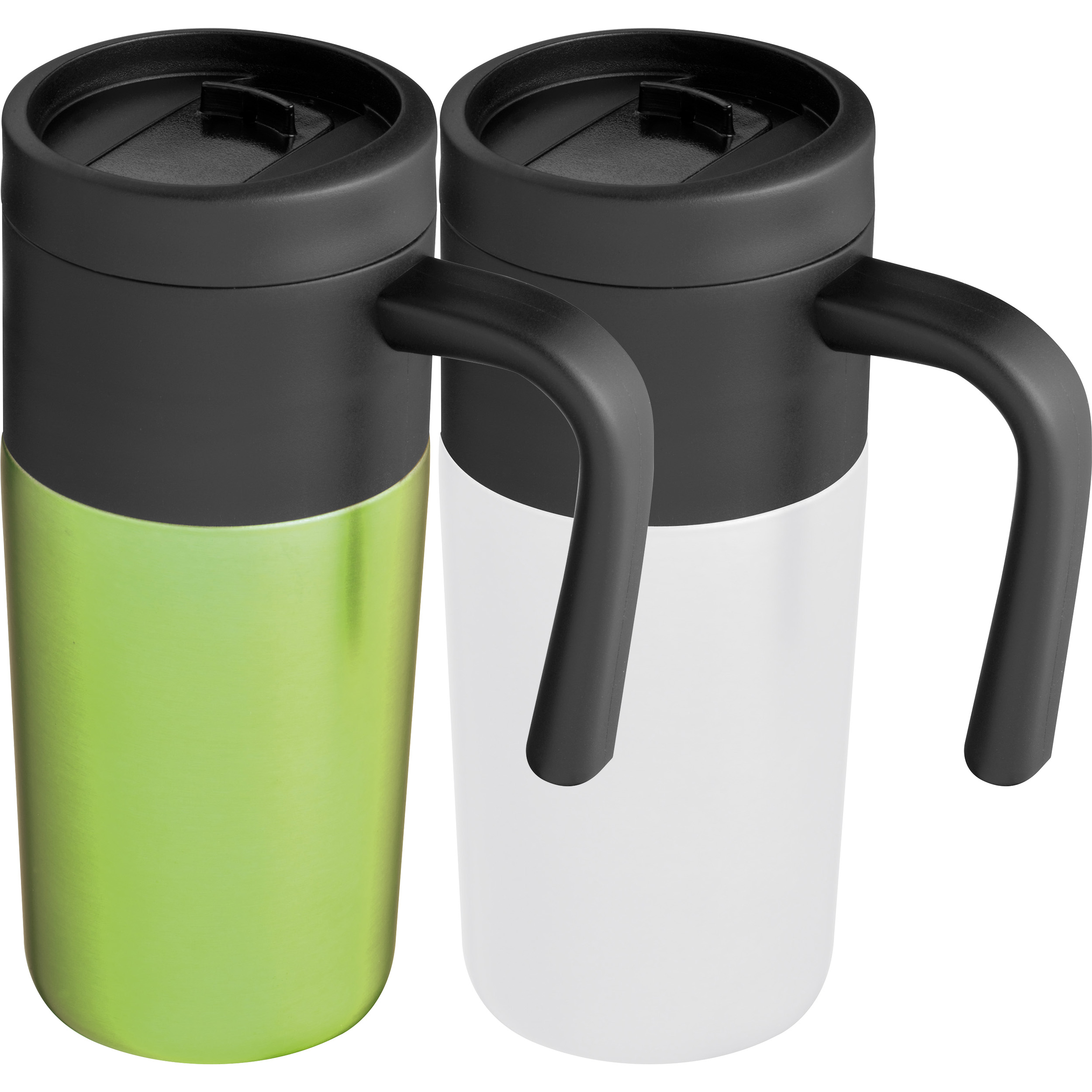 Isolierbecher mit Edelstahlummantelung, 350 ml