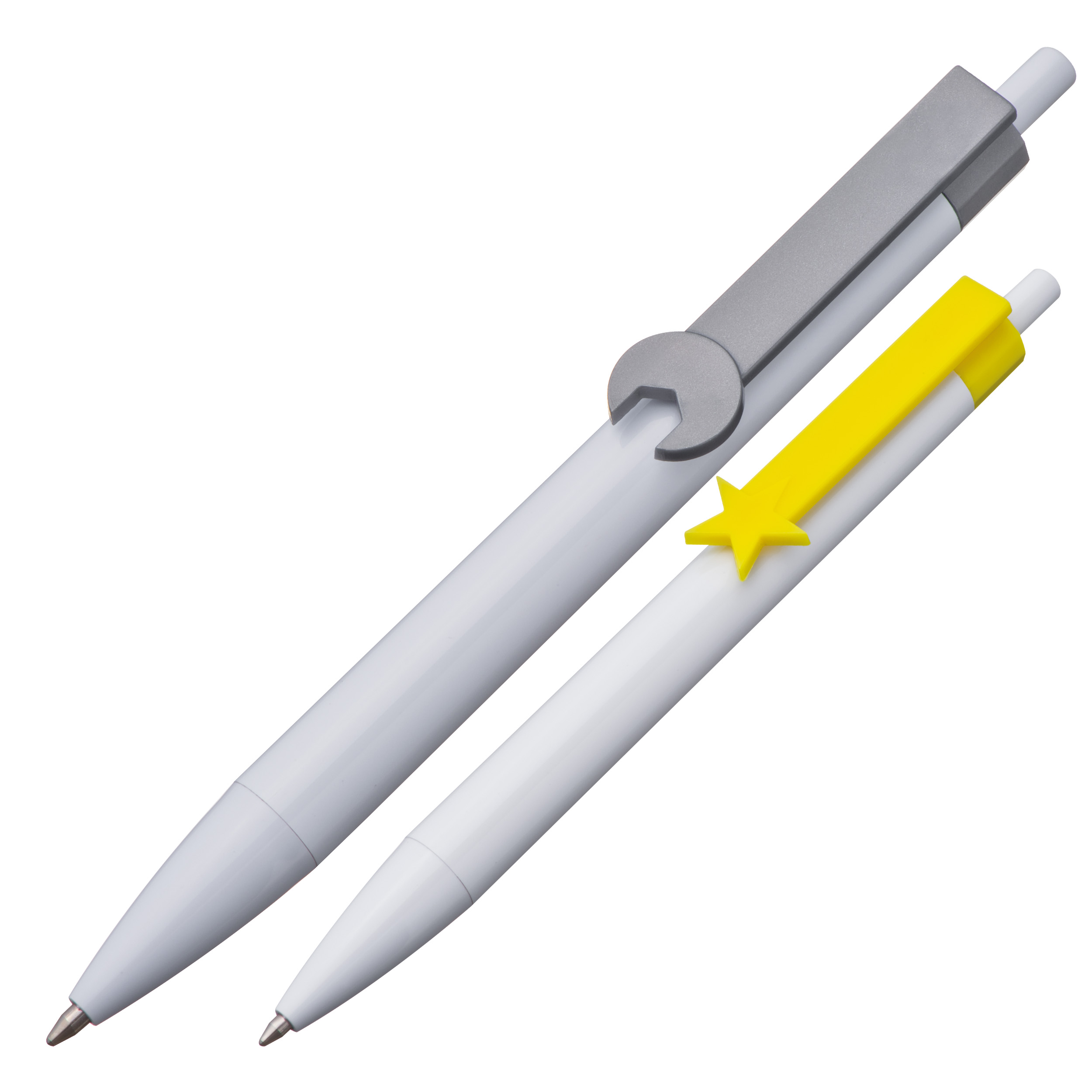 Kugelschreiber mit Figurenclip