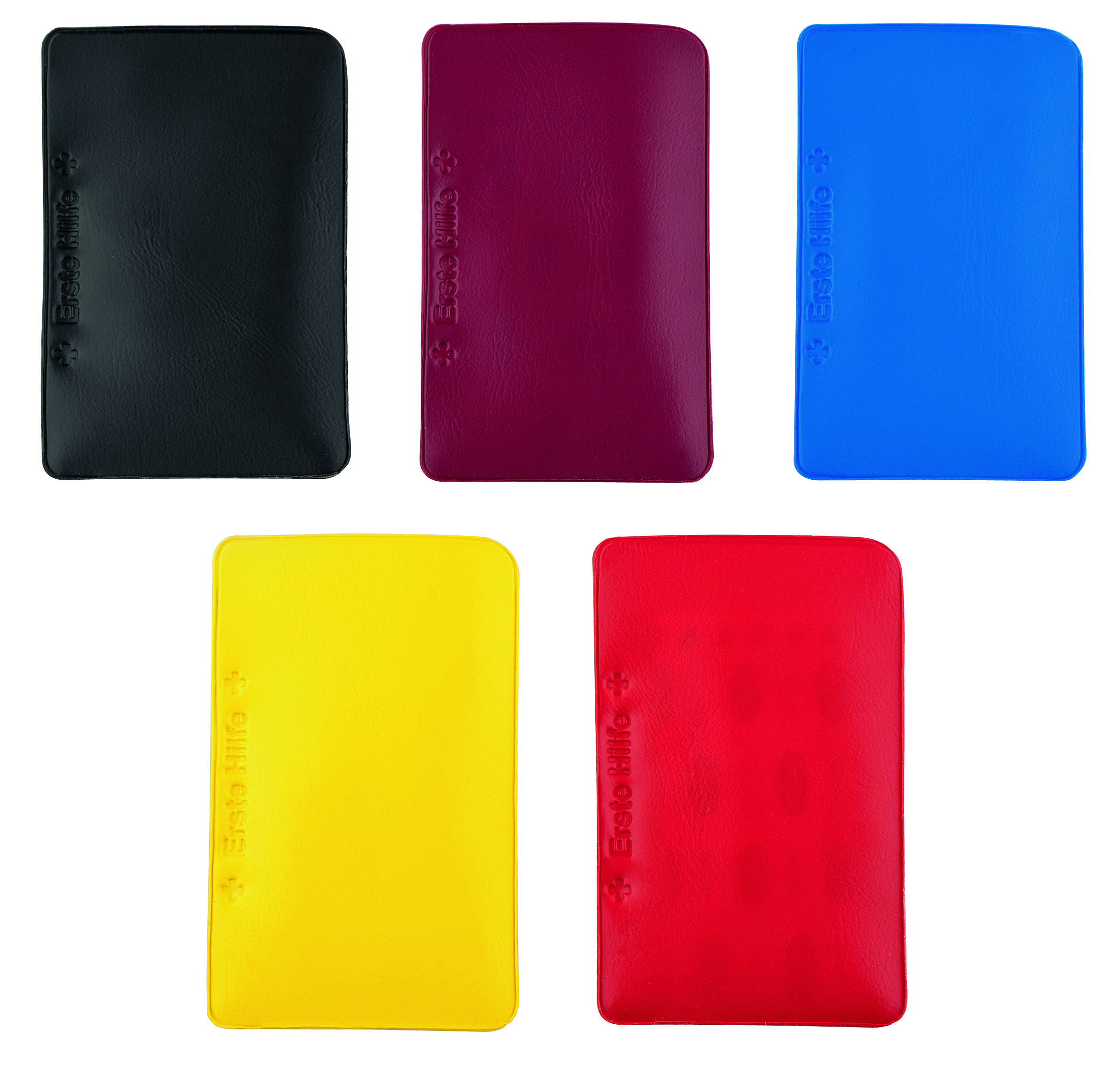 thanxx® Pflasterset "HelpCard" Normalfolie bordeaux