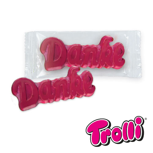 1-er Fruchtgummi Standard, "Smiley", in neutraler Folie