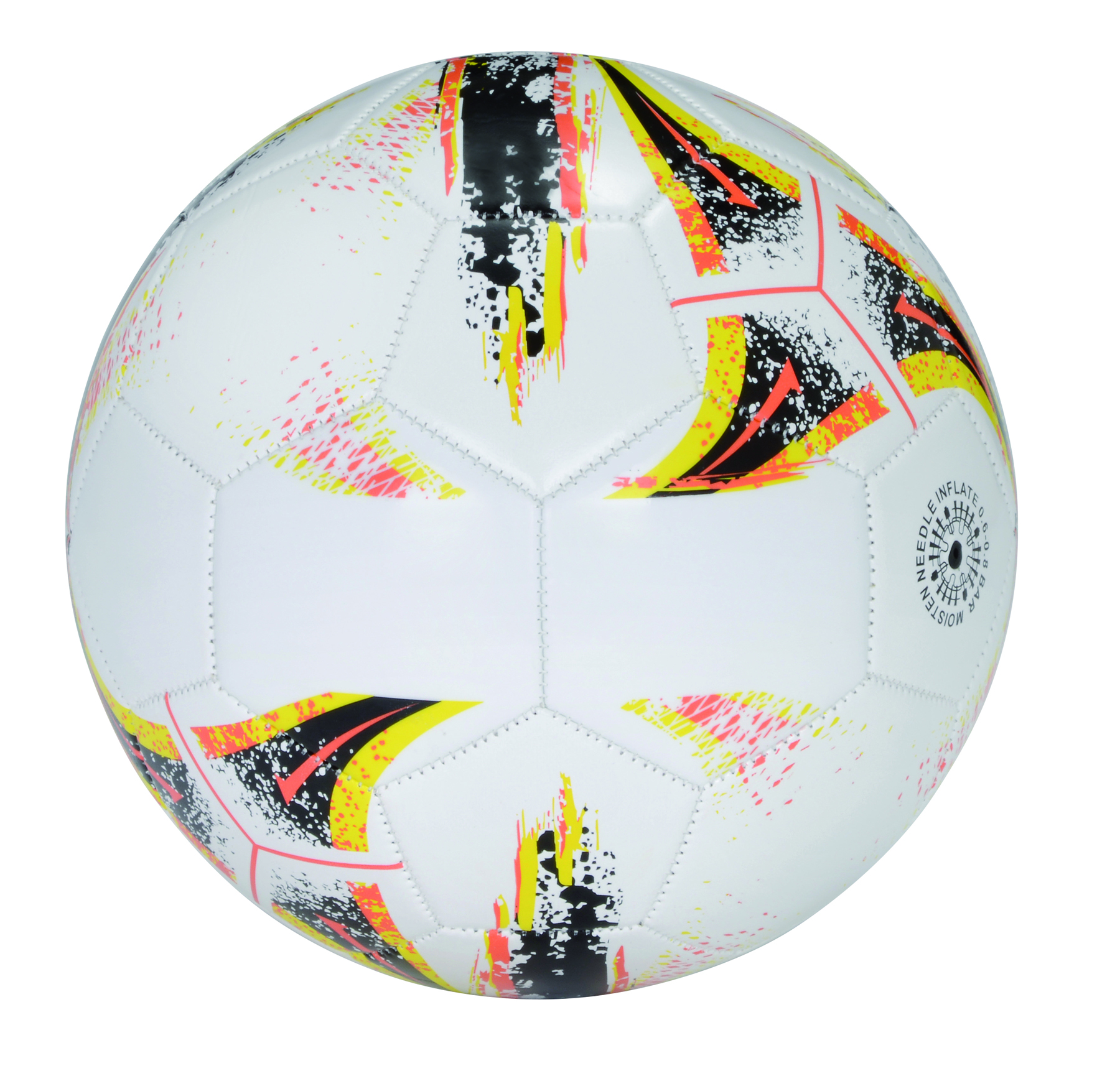 Fußball "Kick around",Gr. 5,Weiß/Rot