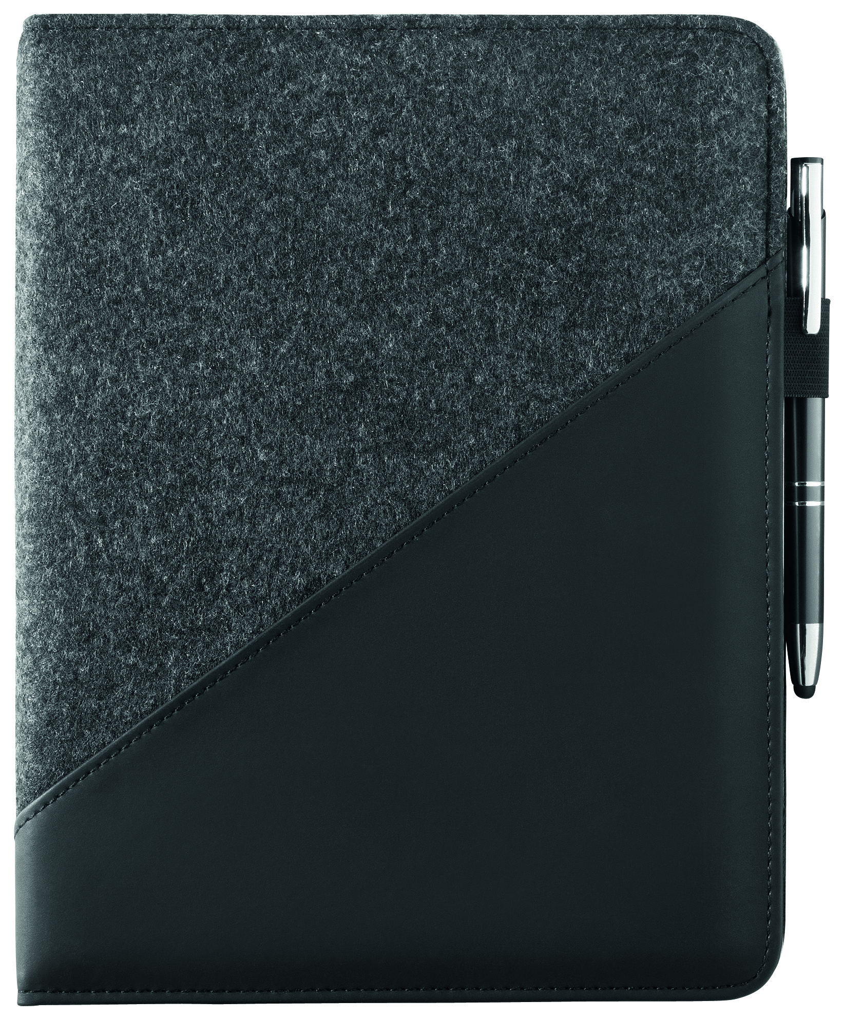 Blackmaxx® PadFolio "PulsePad" schwarz