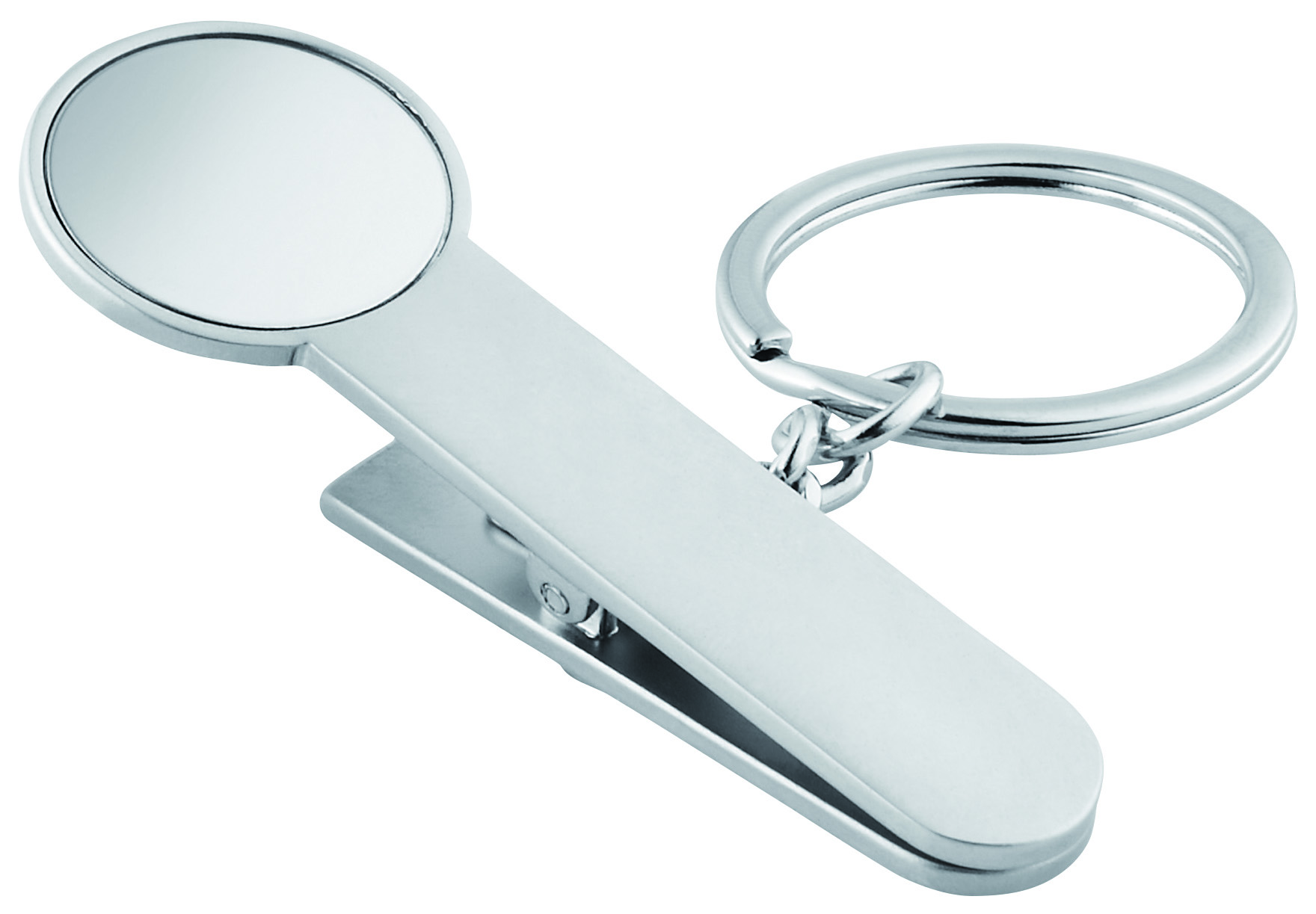 Metmaxx® Einkaufwagenlöser "Urban&Shop" silber