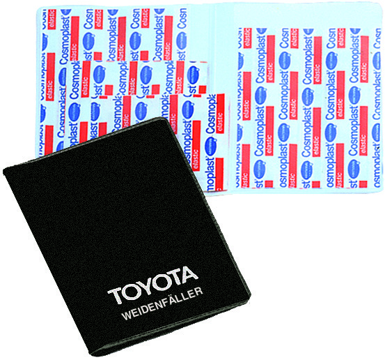 thanxx® Pflastermäppchen "PflasterL" Normalfolie bordeaux