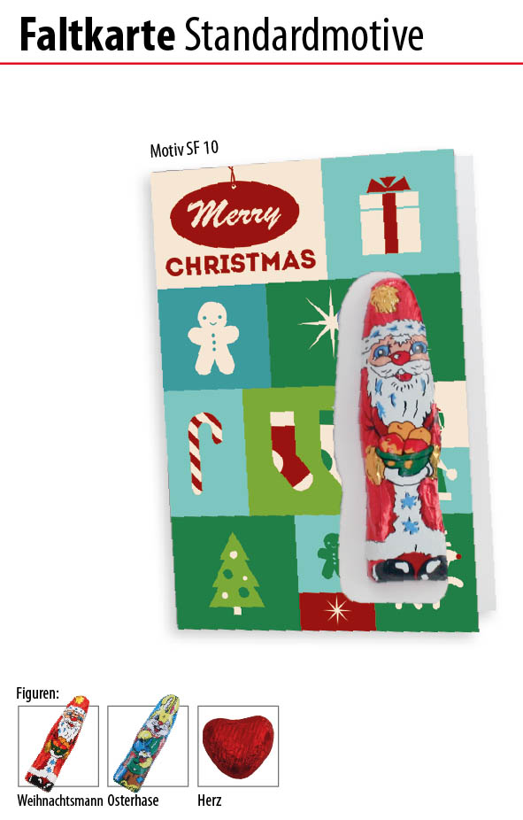 Faltkarte Standardmotive