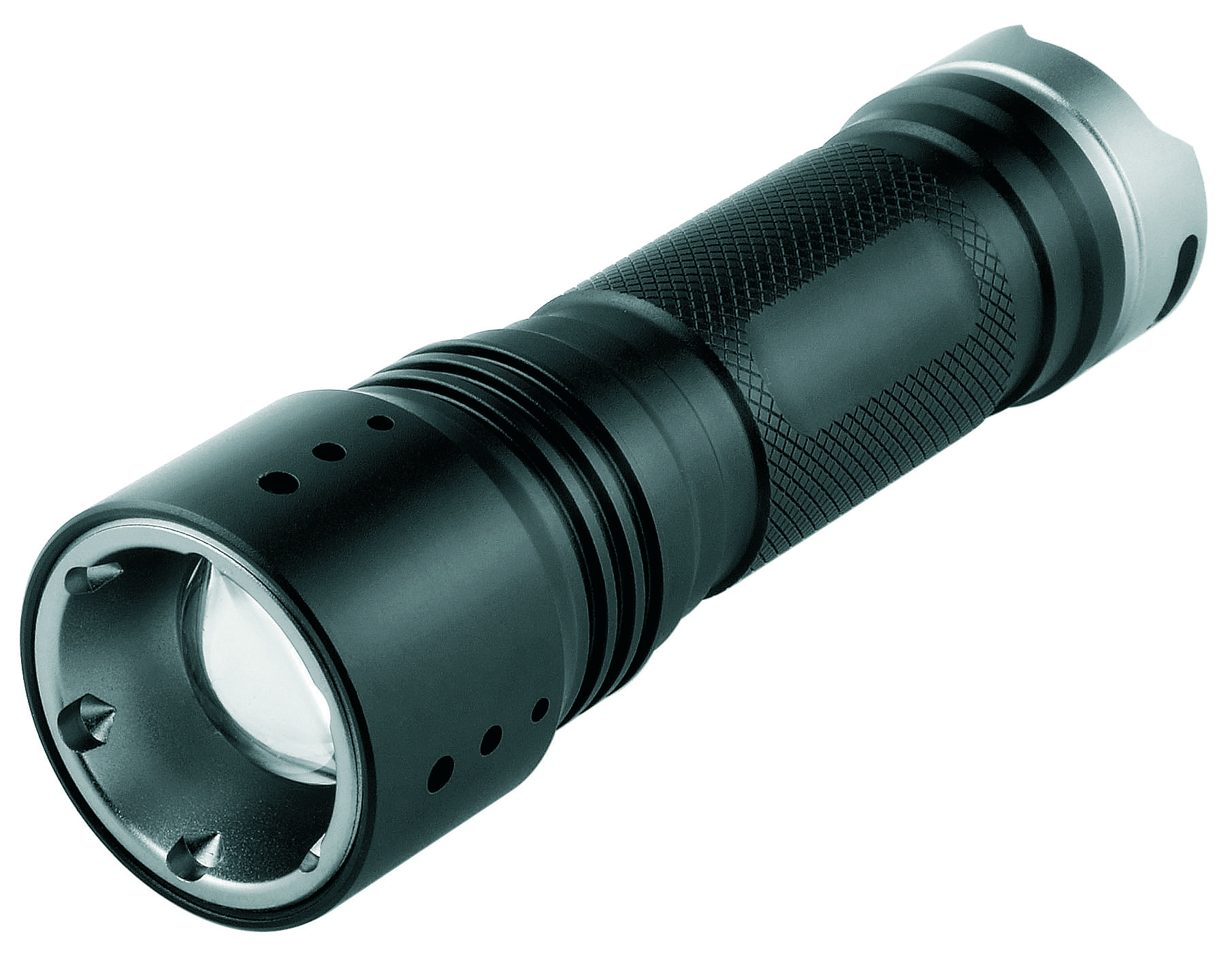 Metmaxx® LED MegaBeam Taschenlampe "PowerFocus5Watt" schwarz