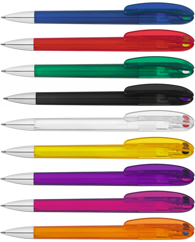 SPOT transparent SI Druckkugelschreiber