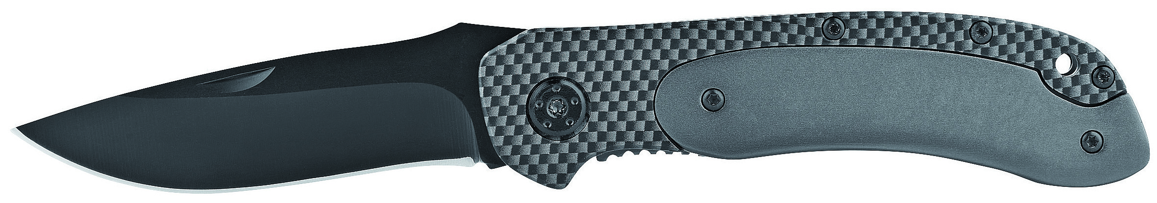 Metmaxx® Taschenmesser "CarbonHawk" silber