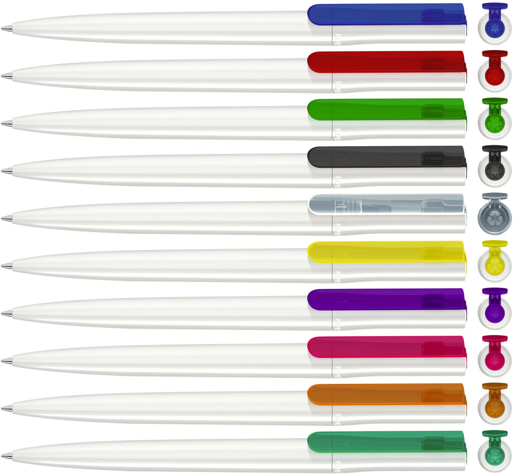 RECYCLED PET PEN switch K transparent Drehkugelschreiber