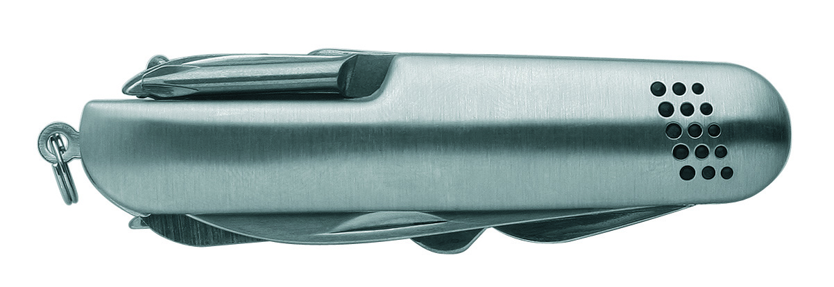 Metmaxx® Taschenmesser "Exclusivdesign "XXL" silber