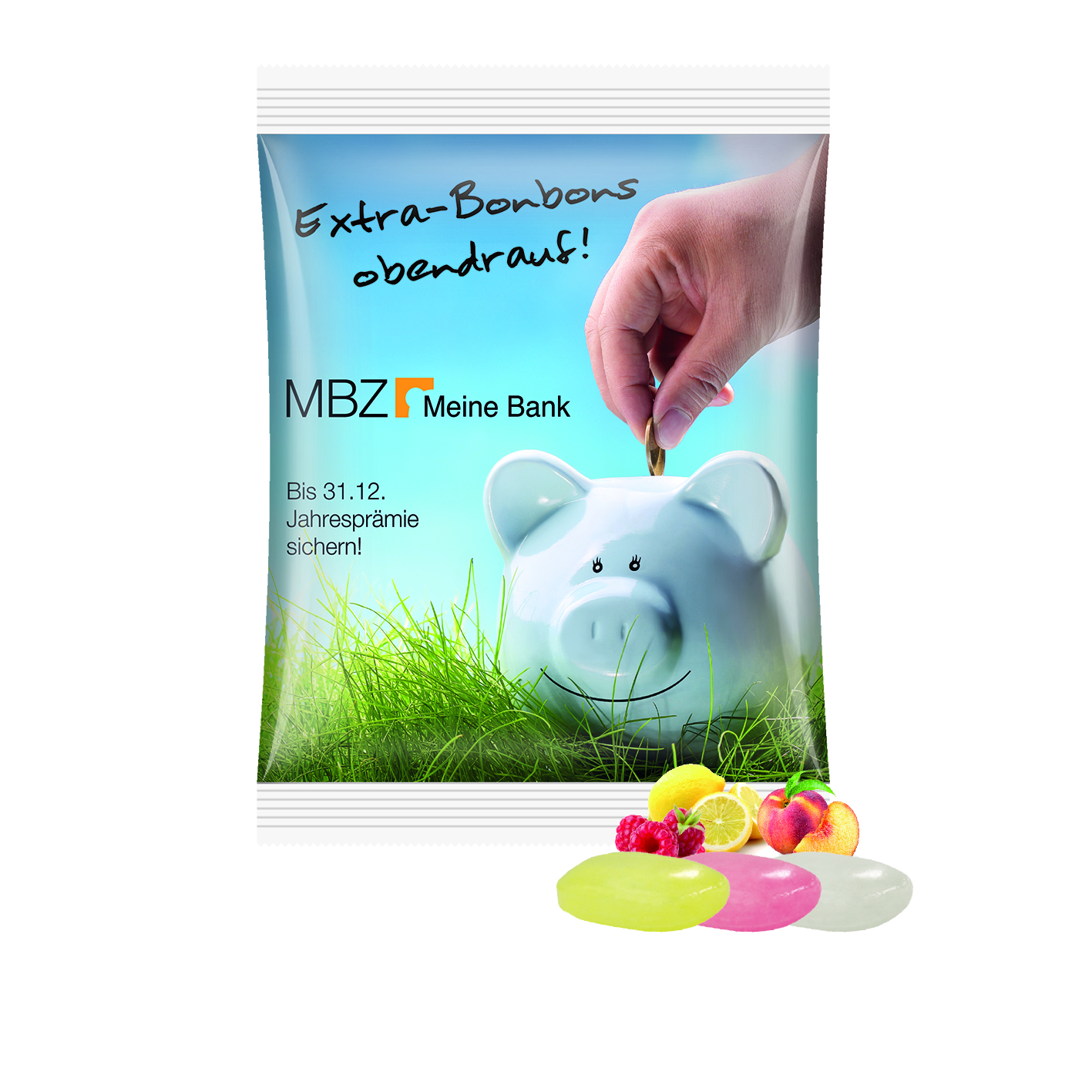 Bonbon Maxitüte Multivitamin flüssig gefüllt