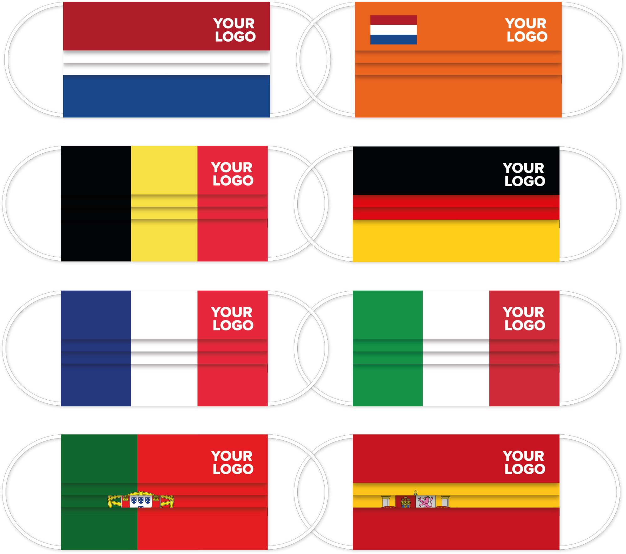 Wiederverwendbare Gesichtsmaske mit Aufdruck Inaya