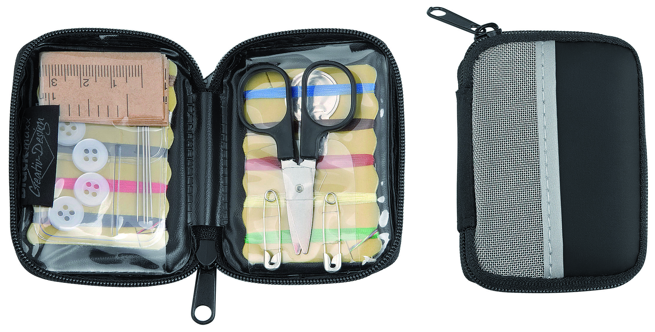 Blackmaxx® Nähset "Uno" schwarz