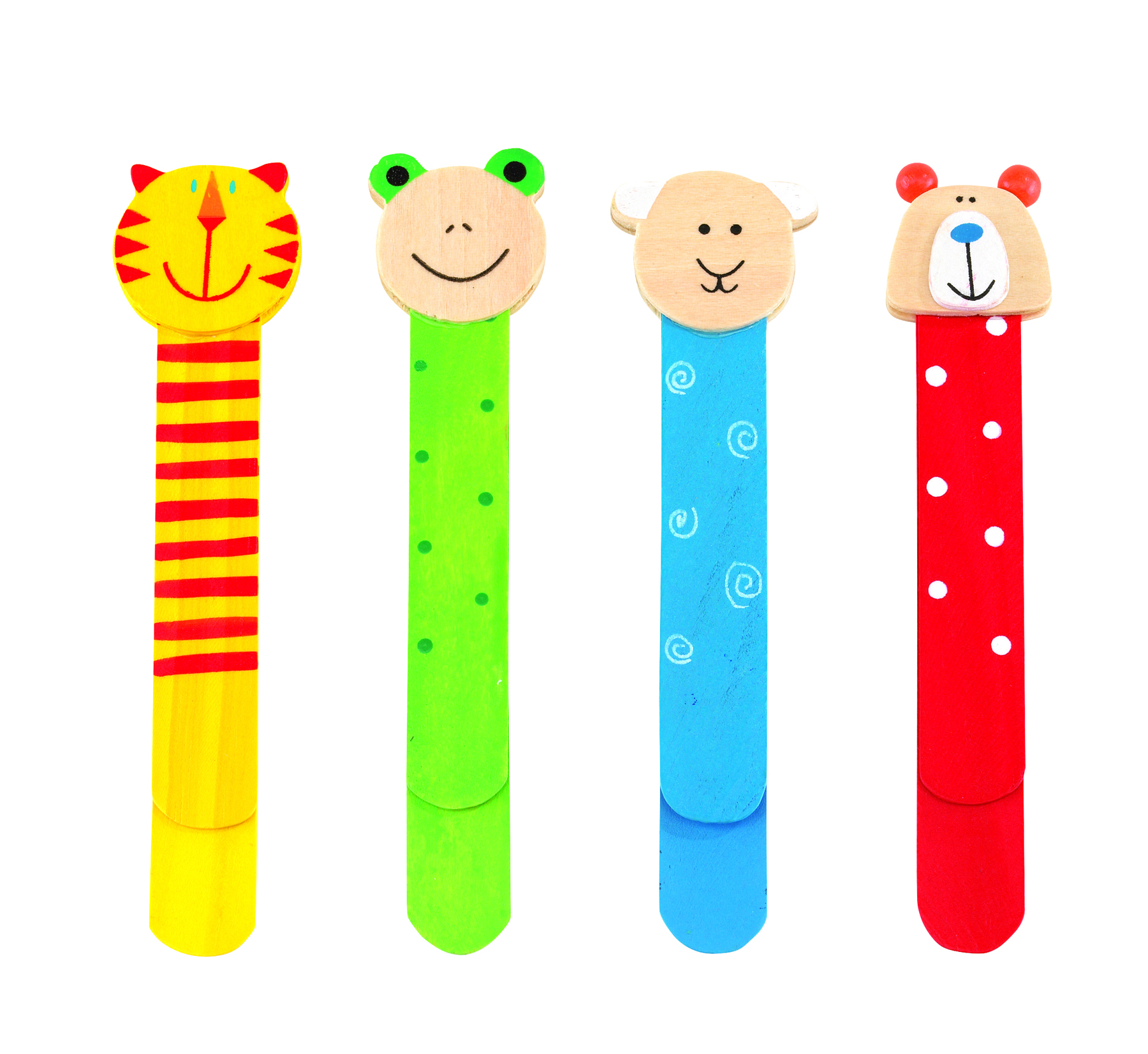 Lesezeichen "Funny Animals",4fach sort.