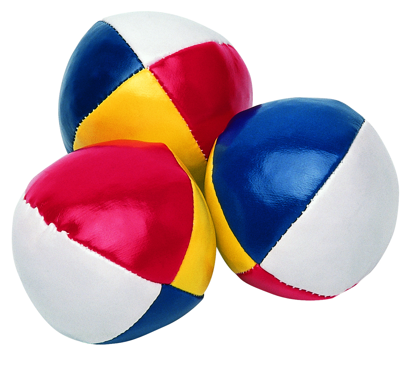 Jonglierball mit 4 Segmenten