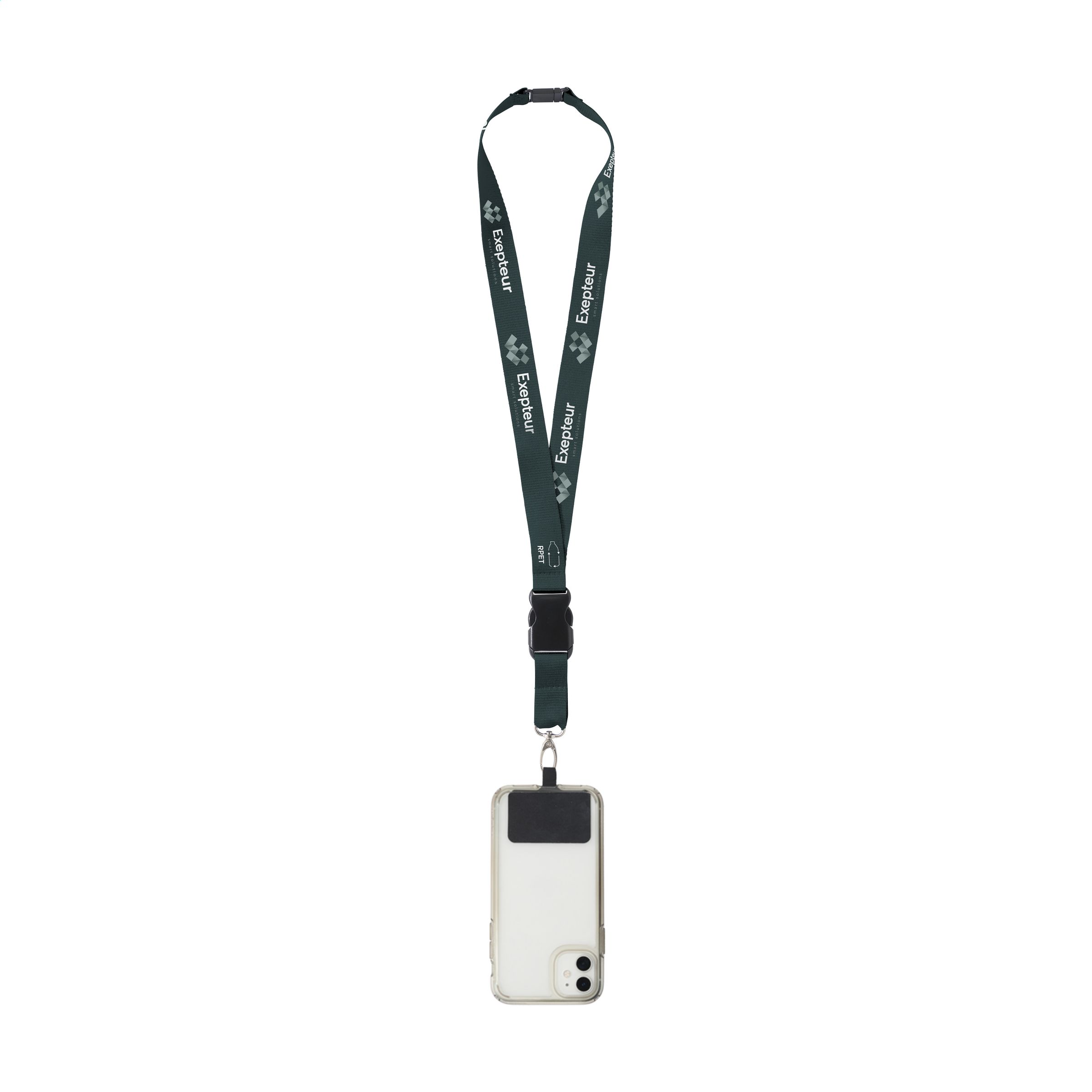 Lanyard Promo Complete Sublimation RPET 2 cm mit Patch