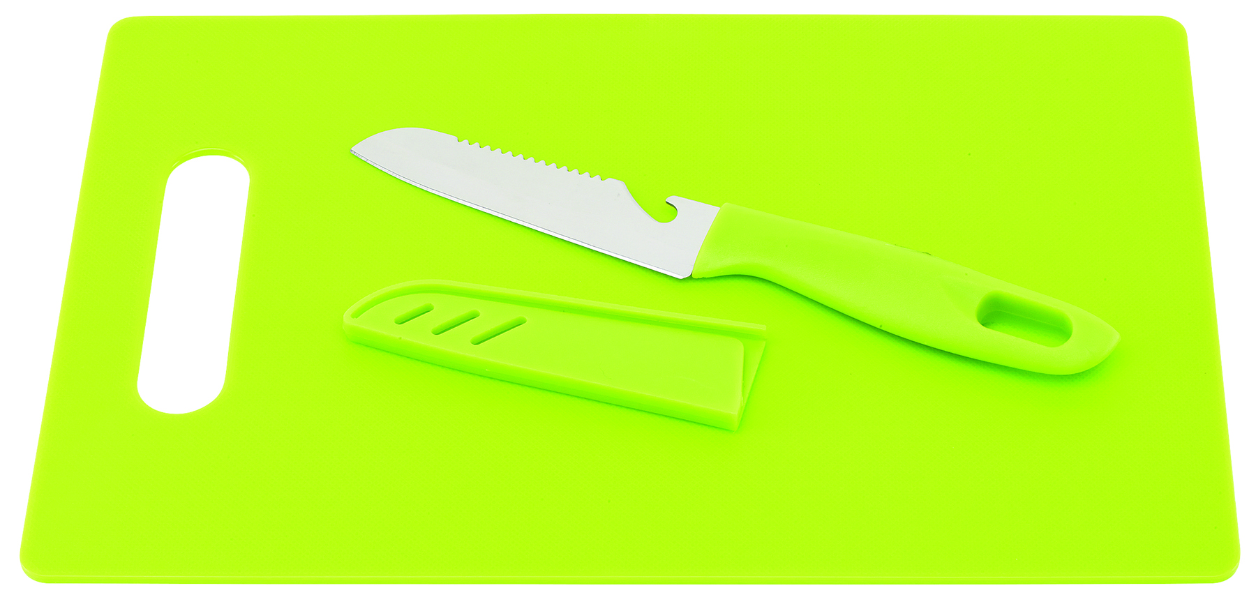 Schneidebrett mit Messer "Sunny", pink