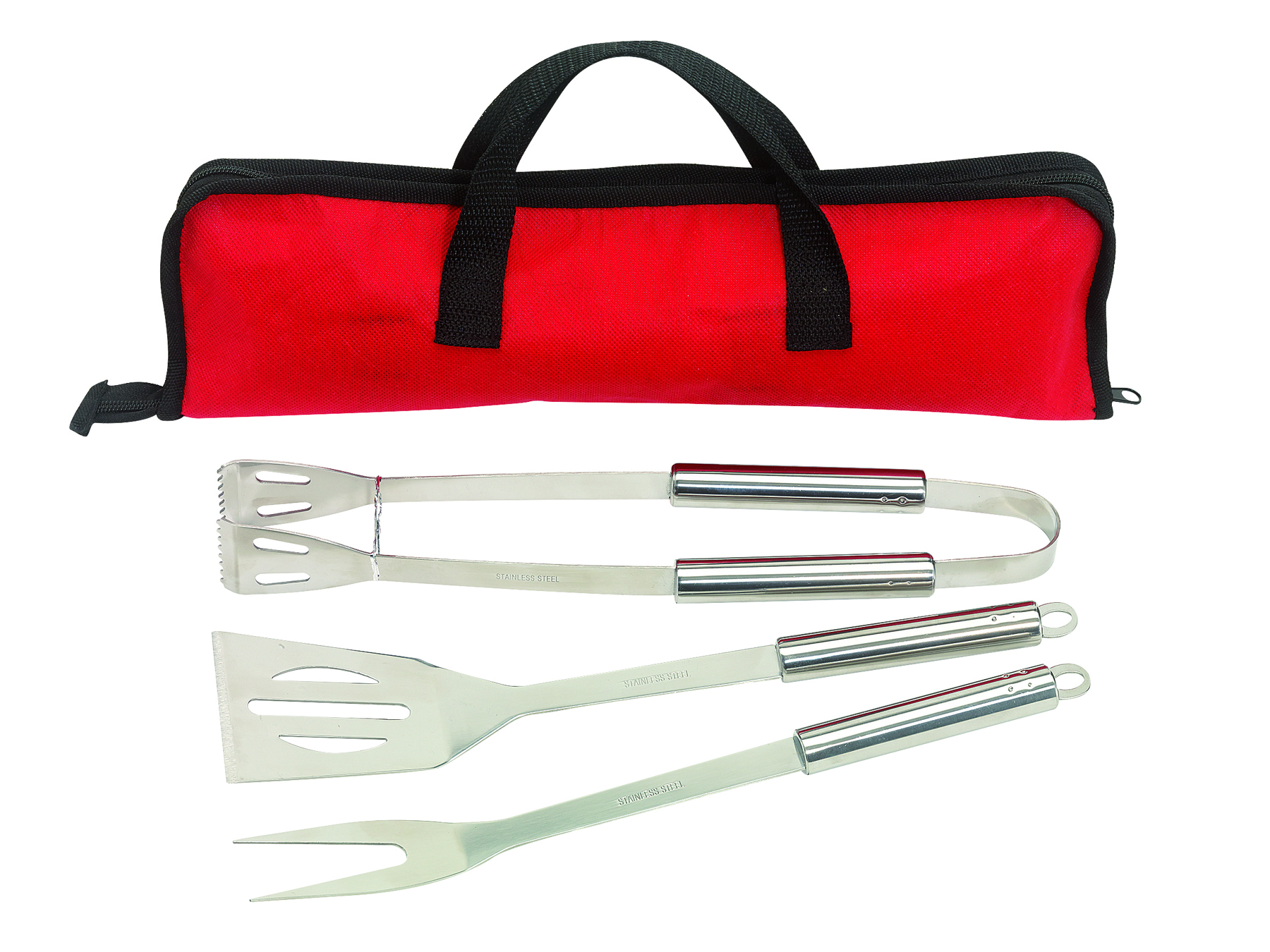 3tlg. BBQ Set in Tasche "Smoky"