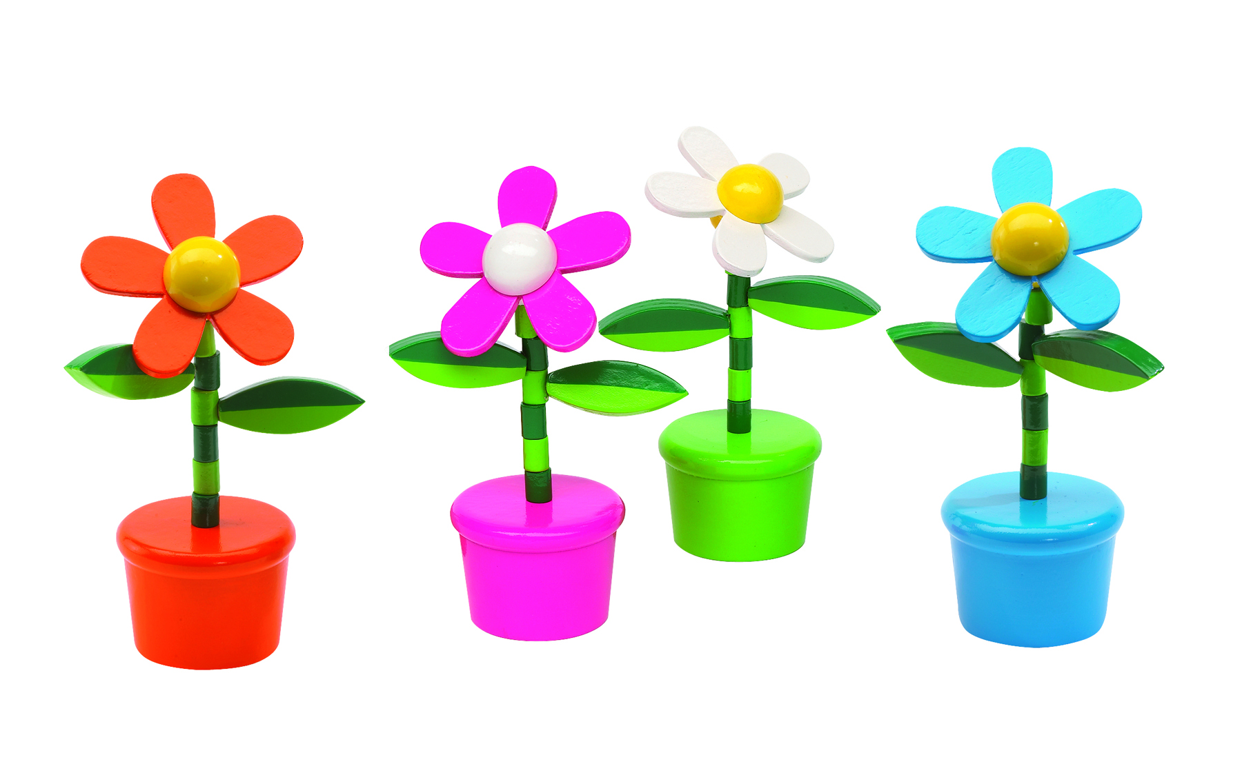 Drückfiguren "Flower power", sortiert