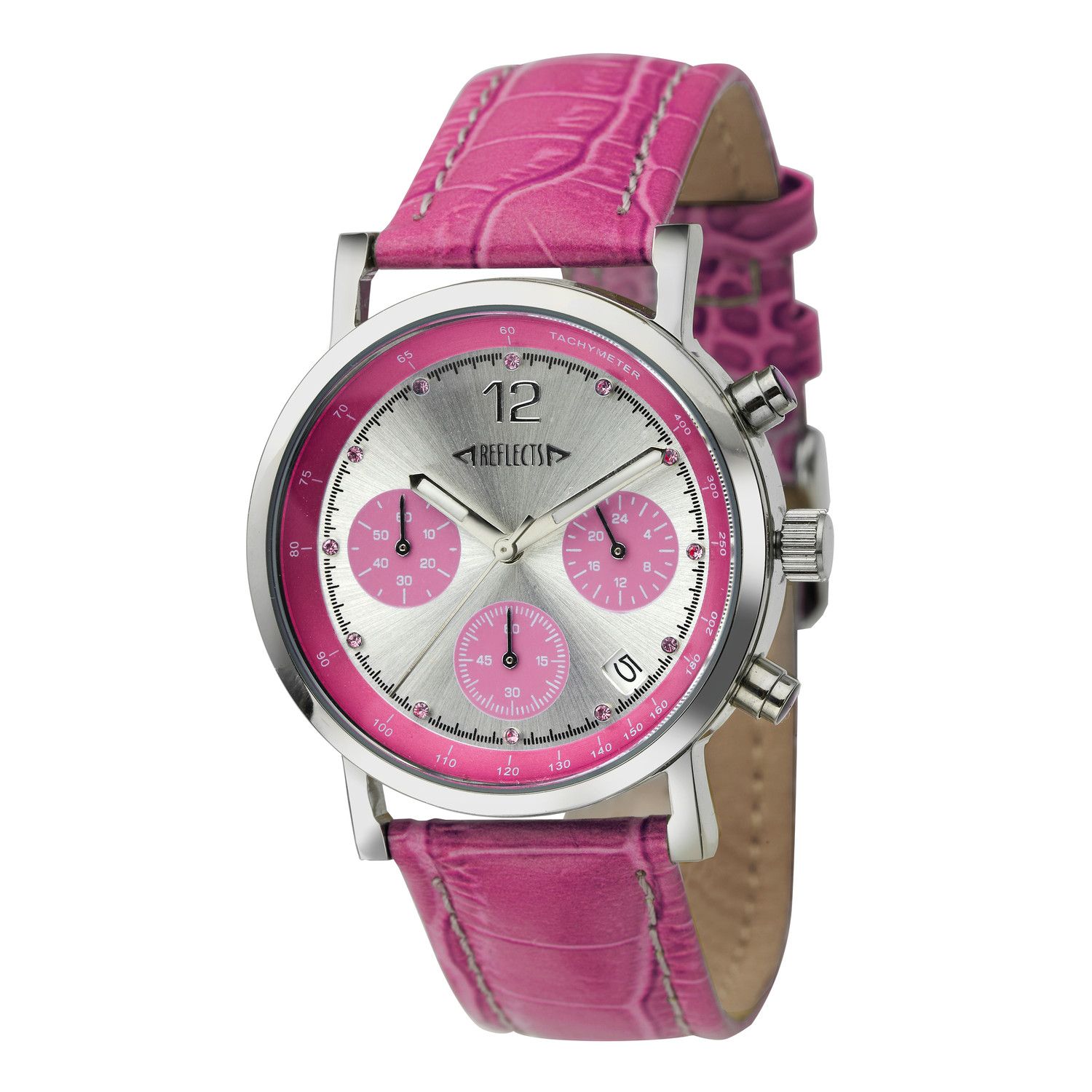 Armbanduhr REFLECTS-CHRONO MAGENTA