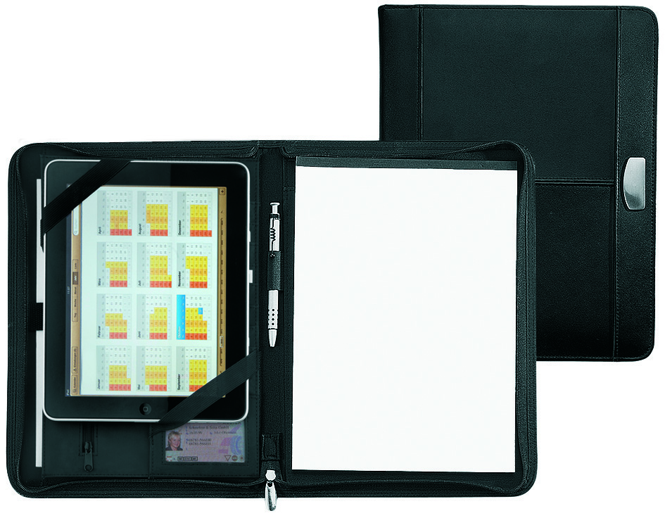 Blackmaxx®  Executive Business Portfolio "Basic4" schwarz