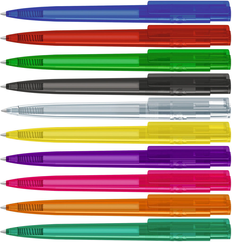 RECYCLED PET PEN PRO transparent Druckkugelschreiber