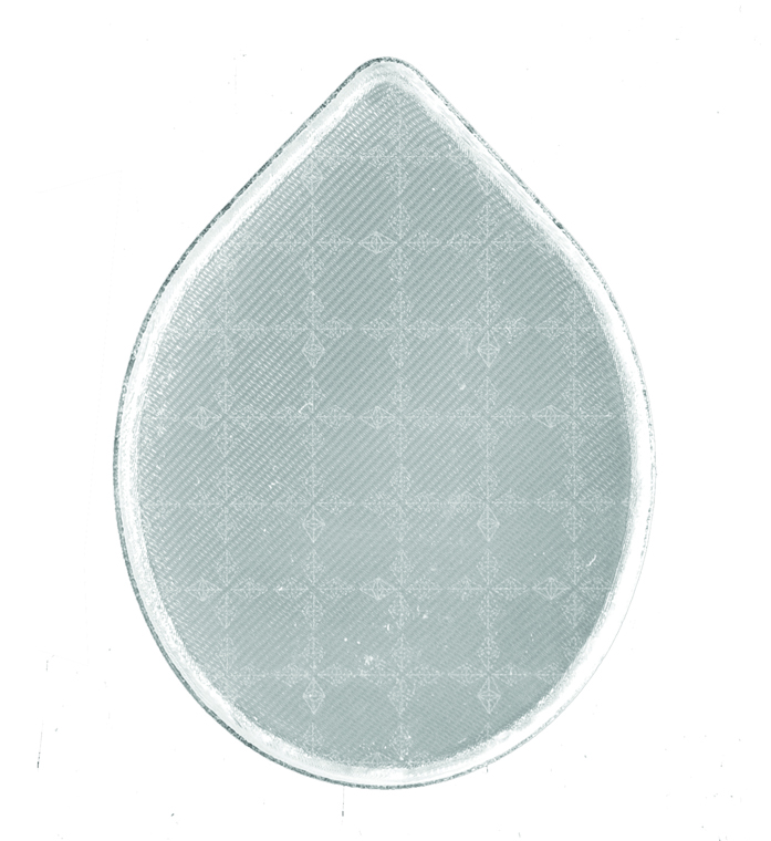 Weichplastiksticker Tropfen