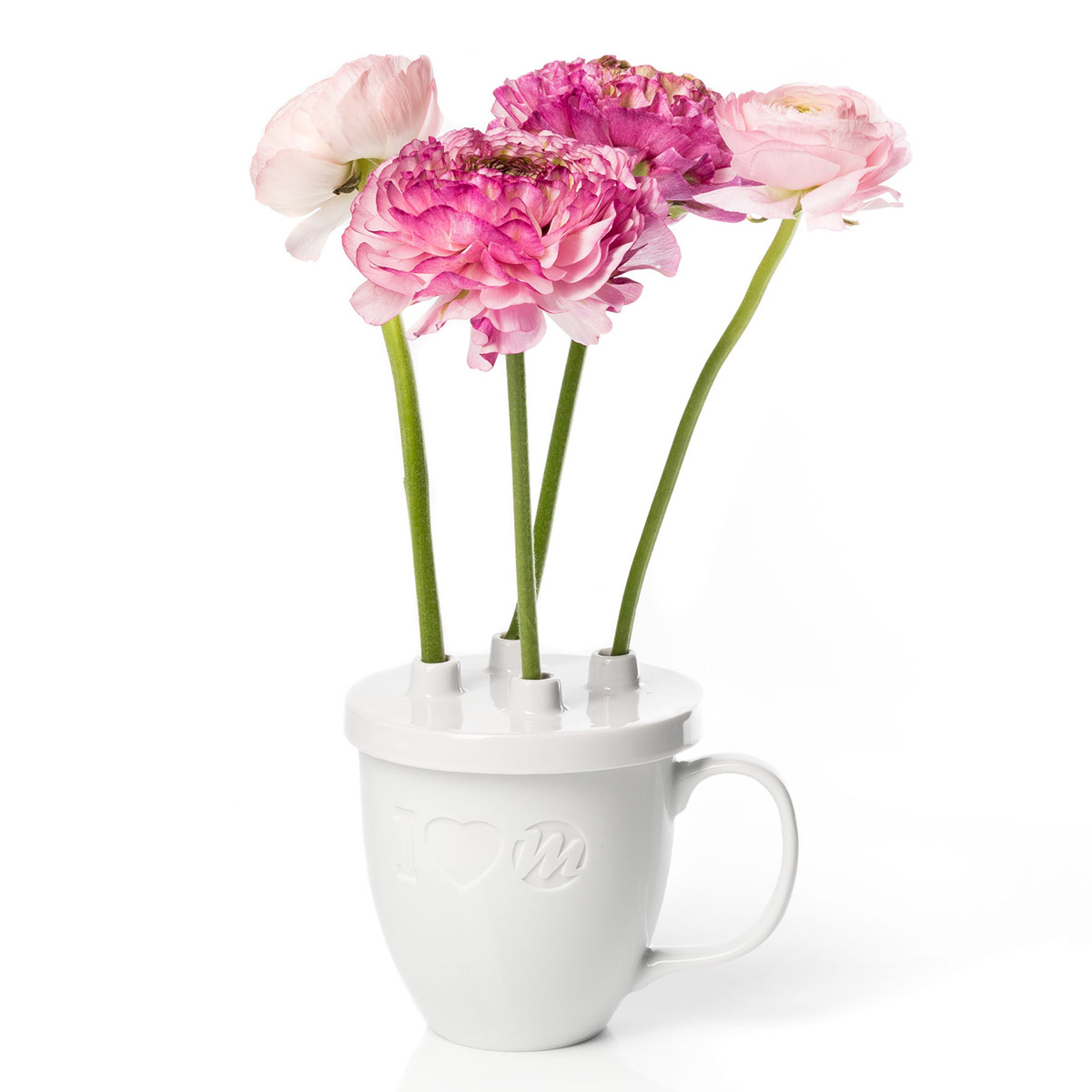 Flowers Blumenvase Tassen-Aufsatz Form 748