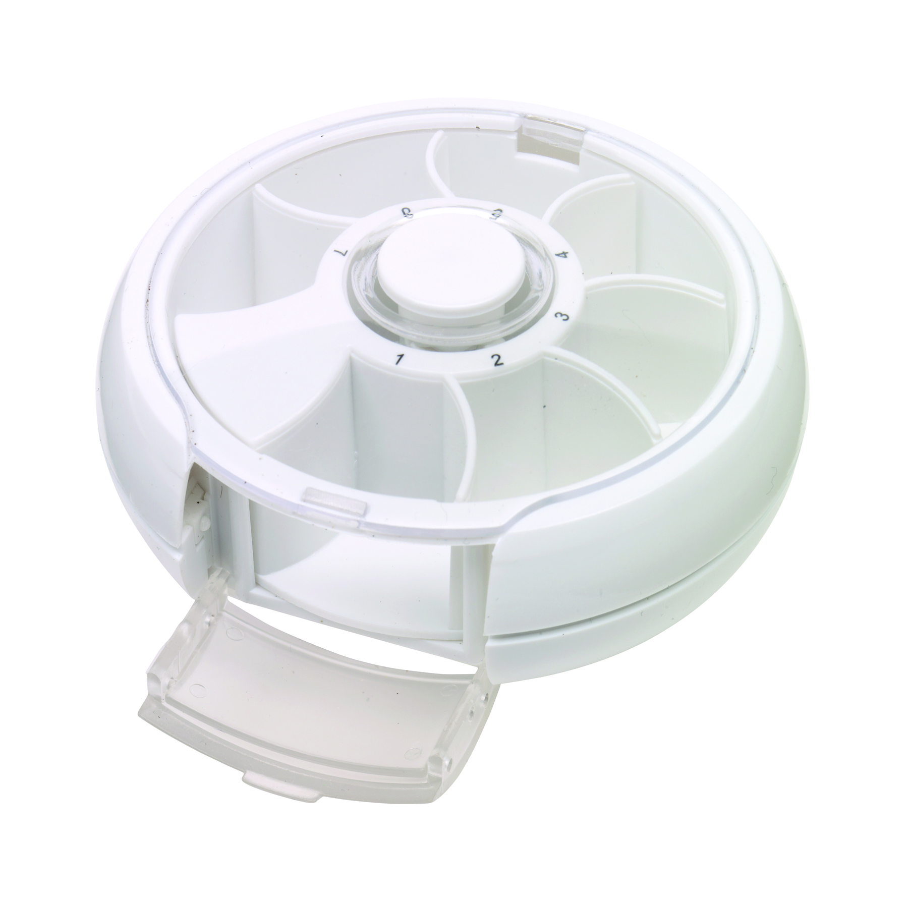 Pillendose "Day By Day", weiss