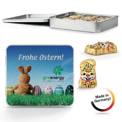 Premium-Box mit Tiefziehteil, Schoko-Osterhase