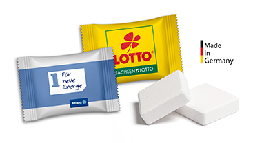 Traubenzuckerwürfel im Flowpack