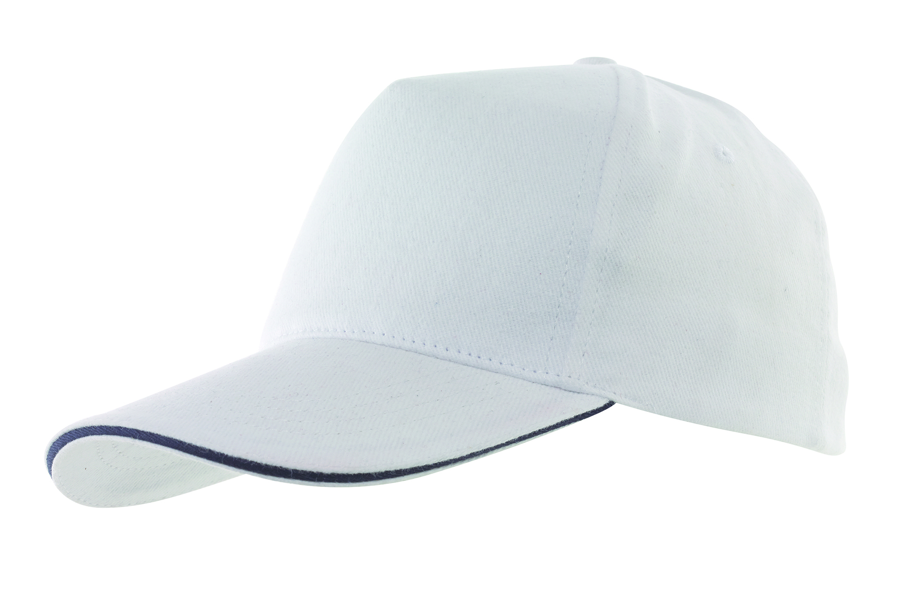Sandwich-Cap,5 Panel H´Brushed, D´Blau